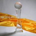 trophée de golf en cristal